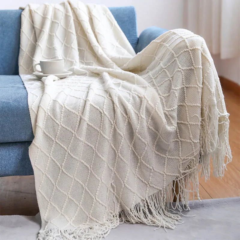 Nordic Knitted Blanket