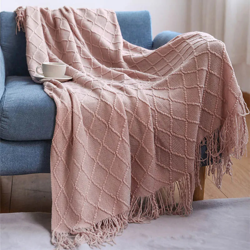 Nordic Knitted Blanket