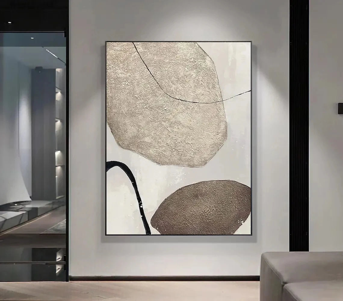 Abstract Oil Painting on Canvas