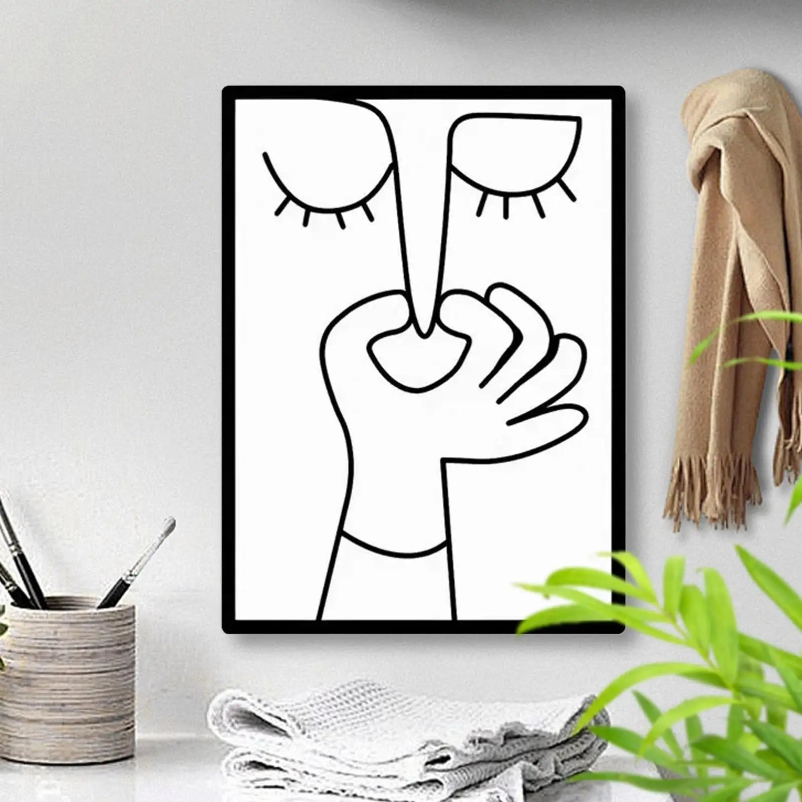 Wall Decor Funny Bathroom Art