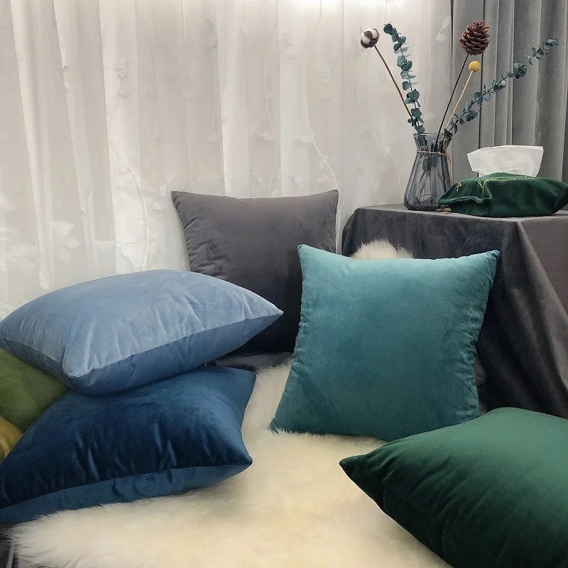 Velvet Throw Pillow