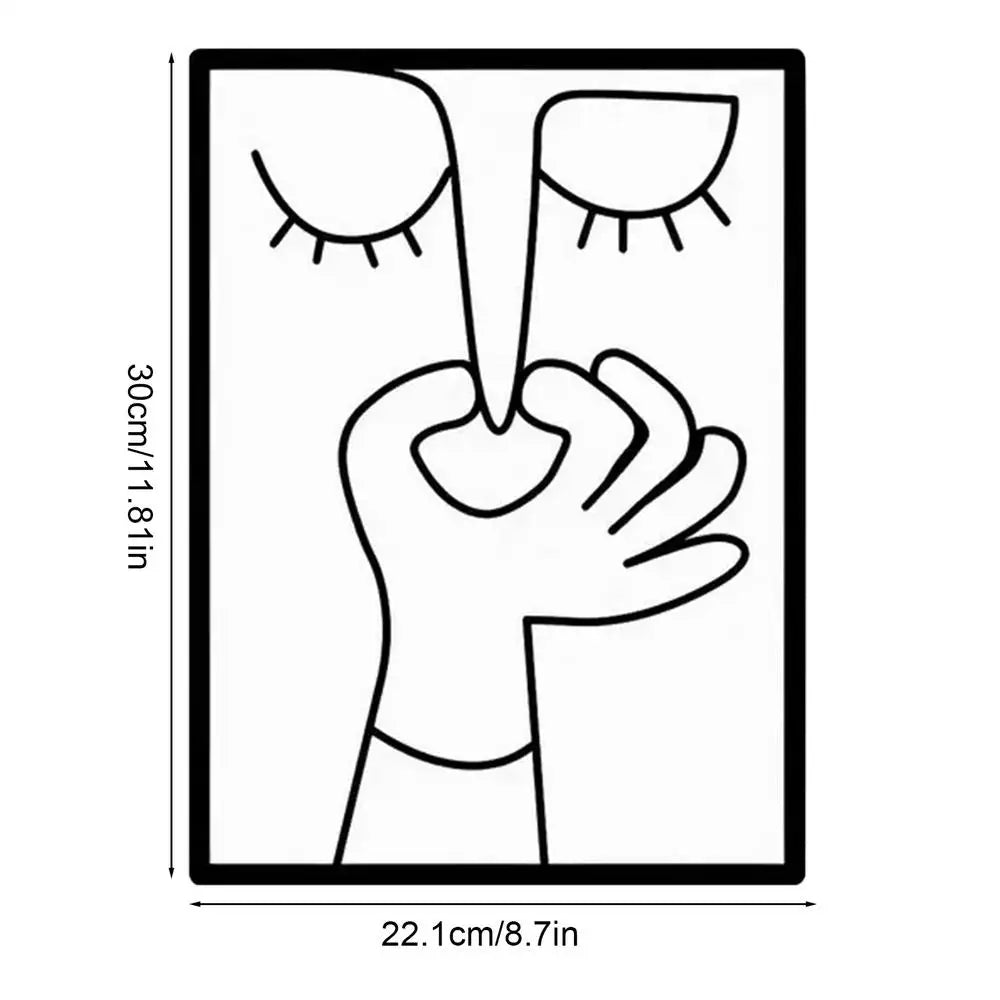 Wall Decor Funny Bathroom Art