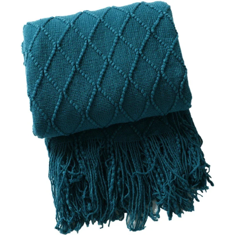 Knitted Throw Blanket