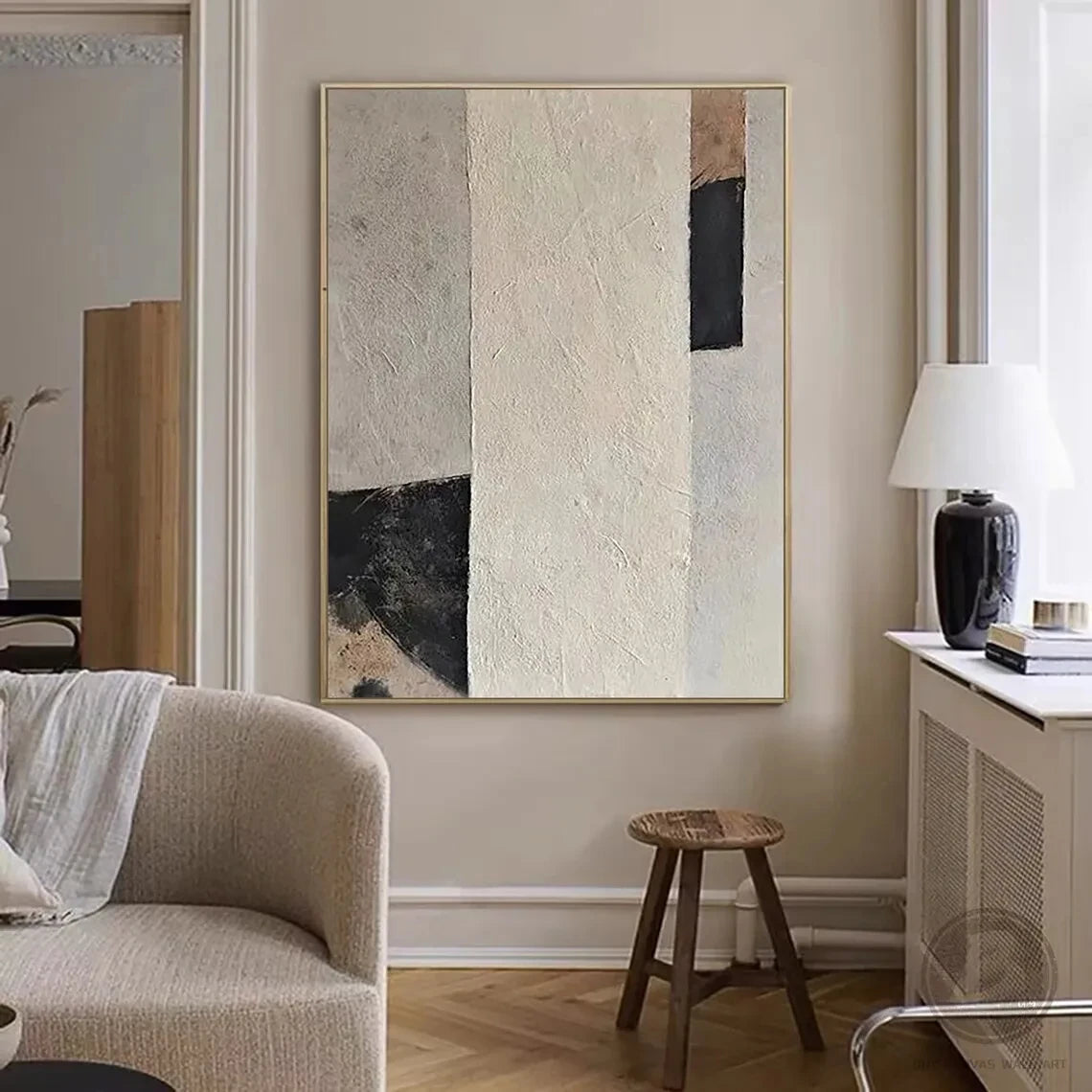 Abstract Oil Painting on Canvas