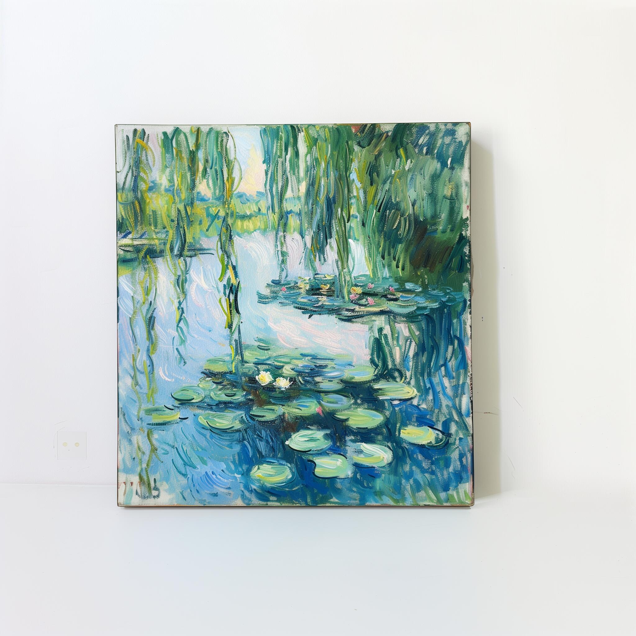 Oasis Pond Canvas Art